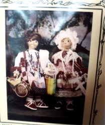 20'' SOFT SCULPTURE MOD DOLLS FOR QUILTER OR DOLLMAKER PATTERN